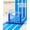 Blue, variant on 2 Pack Plastic Expanding File Folder, Transparent envelopes with Snap Closure, Fit Letter/A4 Size for School/Office/Home/Hospital, No Dividers, Large Capacity(Blue)