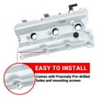 thumbnail image 2 of Engine Parts Aluminum Valve Covers Compatible with Infiniti FX35 G35 M35 Nissan 350Z 2003-2008 3.5L V6 Replace 13264-AM610 036-0009 13264-AM600 036-0008 13270-8J112 13270-8J102, 2 of 5