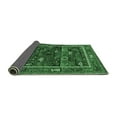 thumbnail image 2 of Ahgly Company Indoor Round Oriental Emerald Green Industrial Area Rugs, 7' Round, 2 of 4