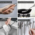 thumbnail image 3 of Stainless Steel Kitchen Utensils Set,standcn 2 Pcs All Metal, 3 of 5