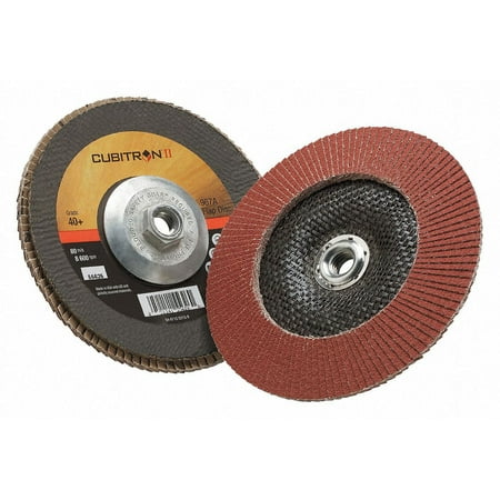 UPC: 0051141556260 | 3m Cubitron Ii Flap Disc 7 in Dia  5/8 in Arbor 40 Grit 7010363298