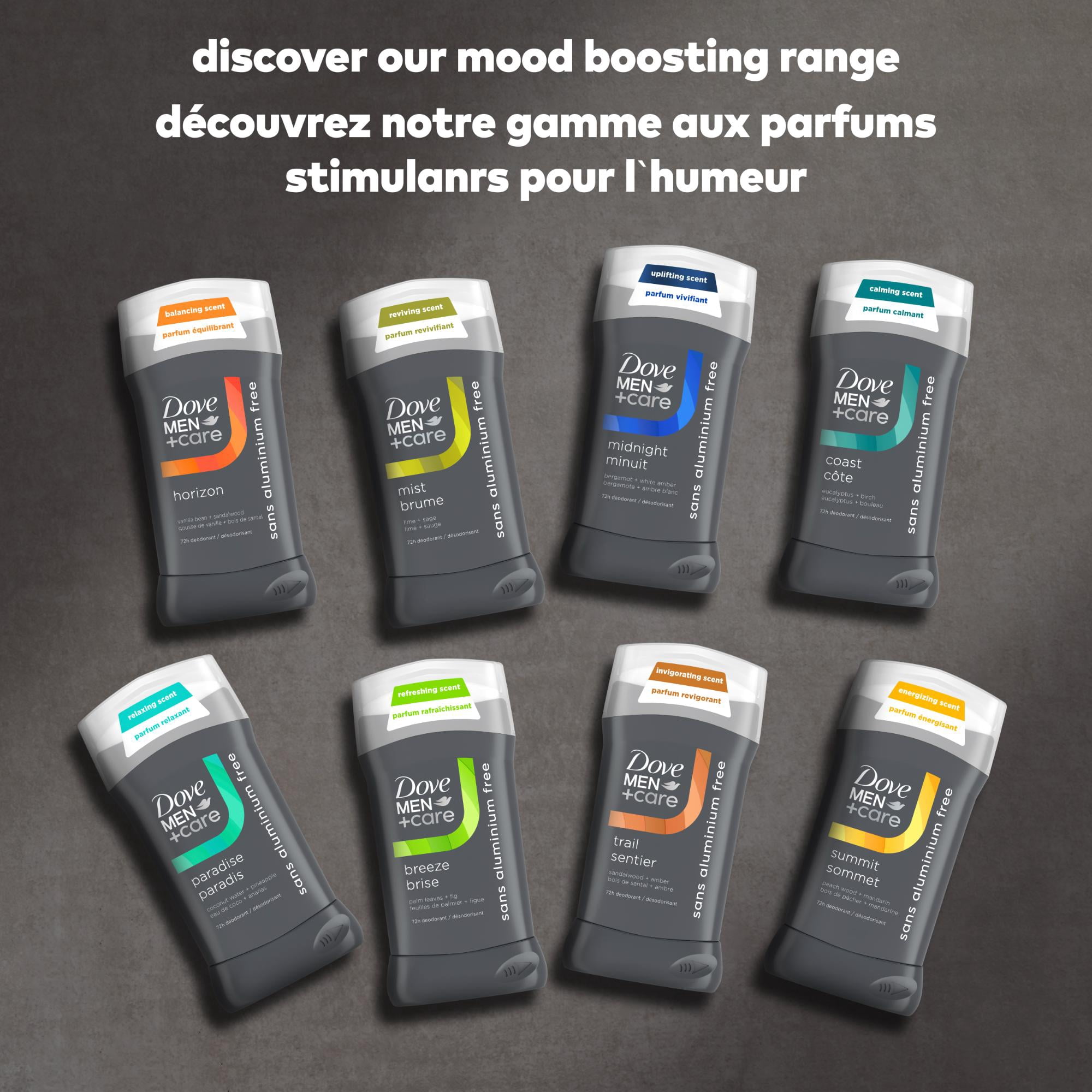 Dove Men+Care Déodorant en bâton Coast Eucalyptus + Bouleau, 85 g