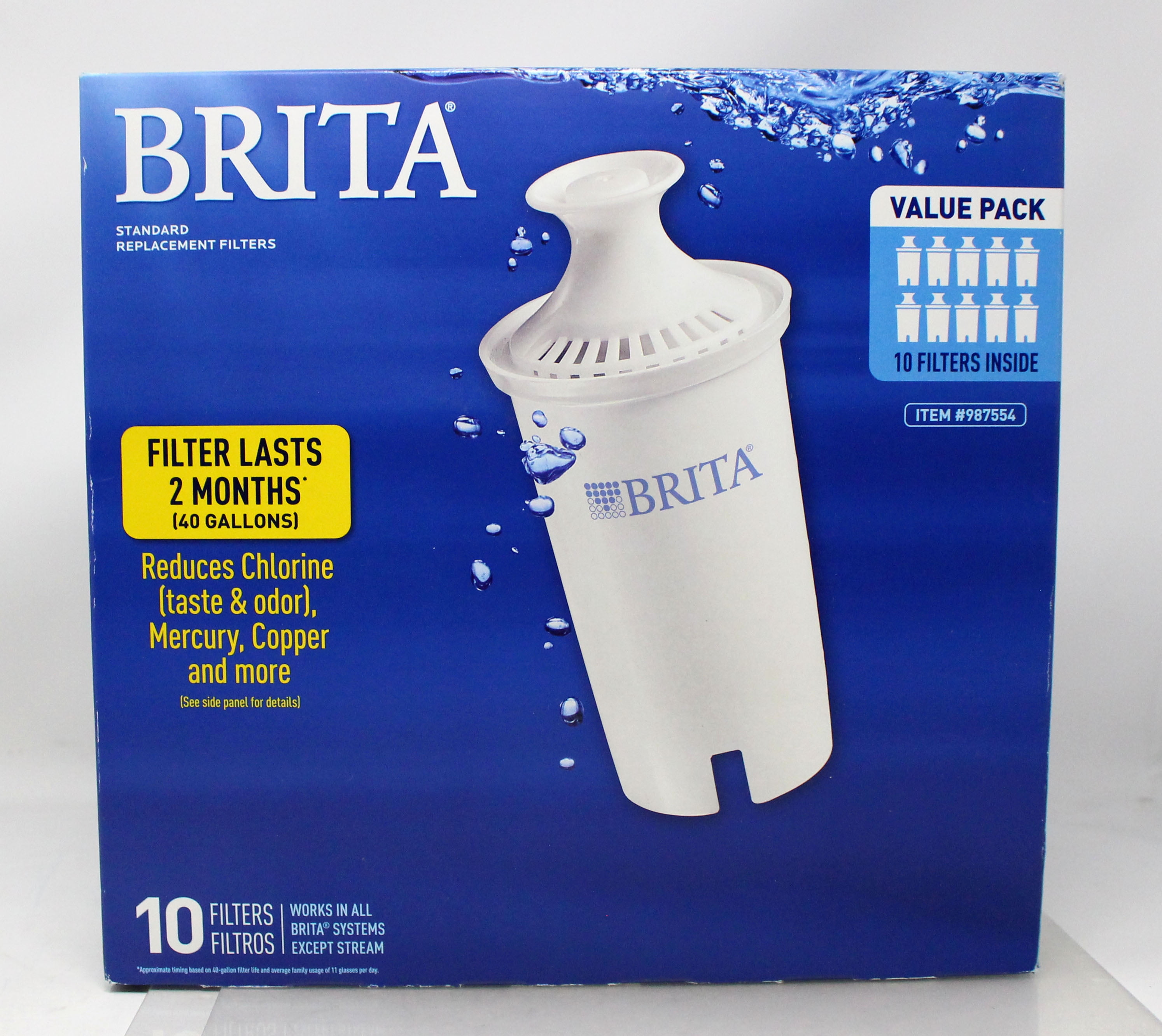 Brita Brita Standard Water Filter Standard Replacement Filters for Pitchers 5 pack NEW 