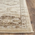 thumbnail image 2 of Traditional Rug - Florenteen Polypropelene Pile -Ivory/Grey-Color:Ivory/Grey,Design:Traditional,Shape:Small Rectangle,Size:6'L x 4'W, 2 of 2