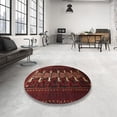 thumbnail image 3 of Ahgly Company Indoor Rectangle Traditional Cranberry Red Animal Area Rugs, 3' x 5', 3 of 6