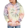 thumbnail image 3 of SonxaHe Little Boys Hooded Sweatshirt Tie Dye 3D Printed Long Sleeve Spring Autumn Outerwear Pullover Sweatshirt Gray,Sized 7-8, 3 of 3