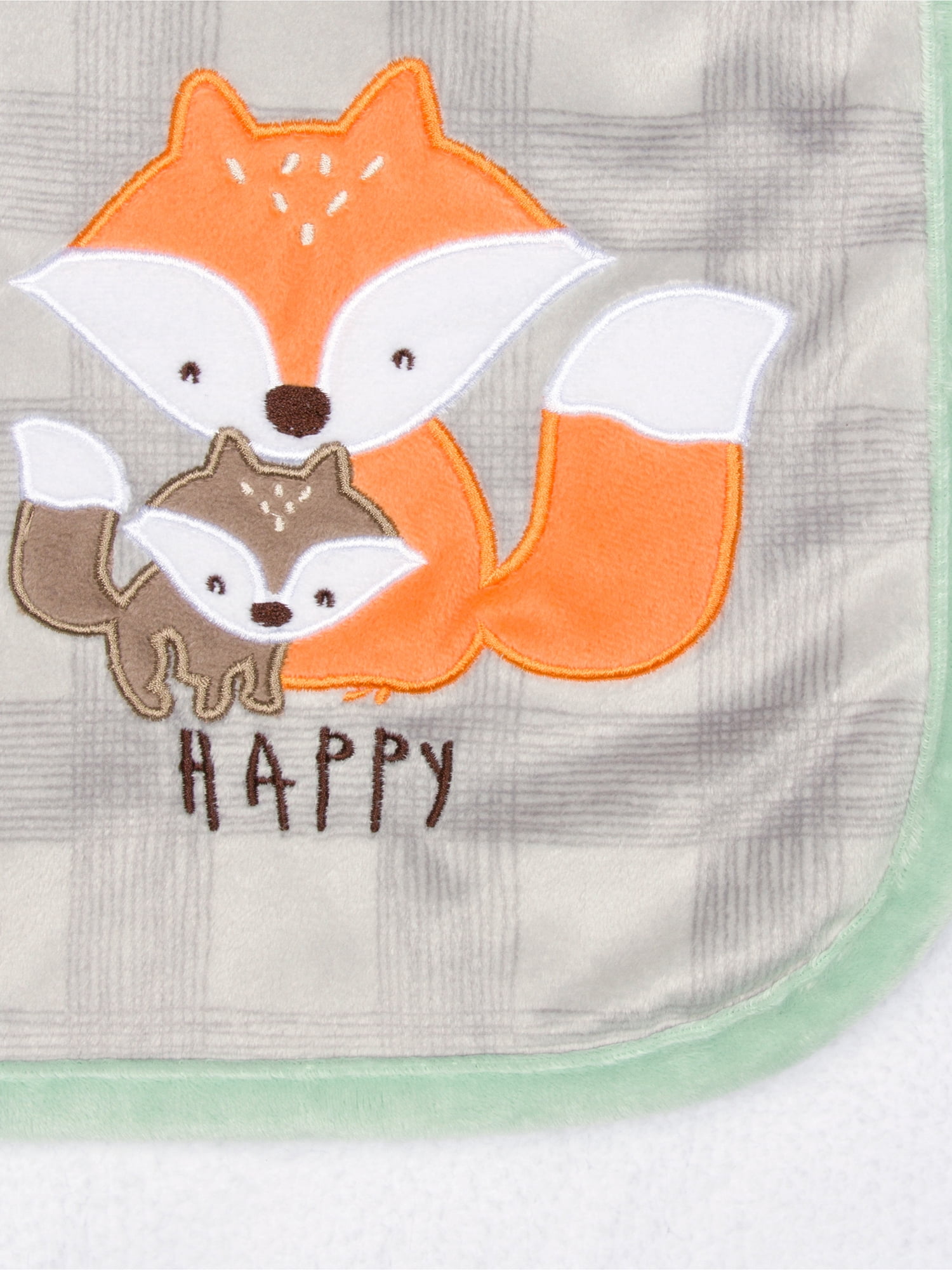 Gerber Baby & Toddler Boy Embroidered Plush Blanket with Fleece