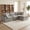 Dark Gray, variant on FOROUTIA 108" Modular Sectional Sofa, L-Shaped Cloud Couch with Chaise, Compressed Comfy Linen Couch for Living Room, Beige