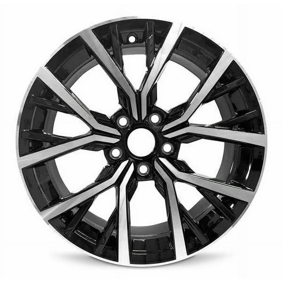New Aluminum Wheel Rim for 2018-2021 Volkswagen Tiguan 17 in 5 Lug Black Fits R17 Tire Direct Fit