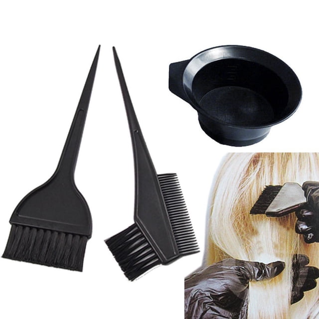 FamilyMaid Professional Salon Hair Coloring Kit de teñido - Cepillo de tinte y peine/cepillo/tazón/herramienta de tinte (4)