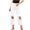 White, variant on Staron Women's Casual Jeans Ripped Straight Leg Loose Fit Washed Denim Pants with Elastic Waist, Brown S