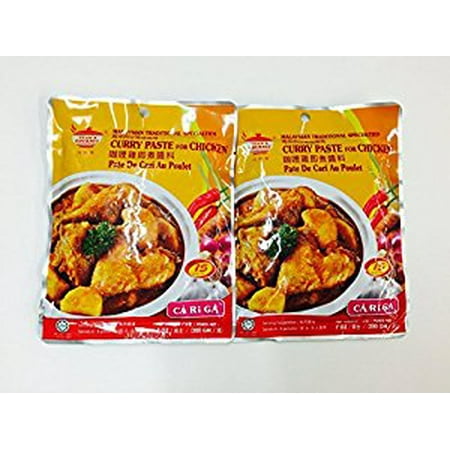 Tean s Gourmet Malaysian Style Tumisan Curry Paste for Chicken  7 Oz x 2