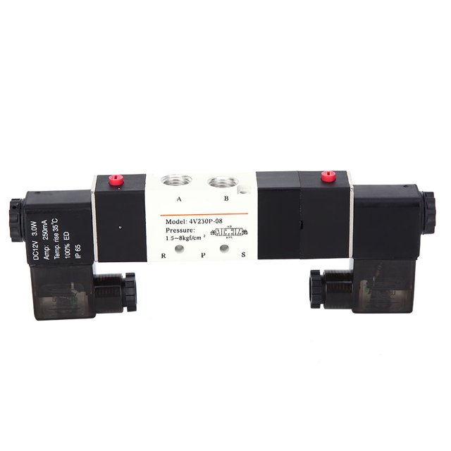 Válvula solenoide de aire, válvula solenoide neumática DC 12 V BSP 1/4 Válvulas solenoides Experiencia incomparable