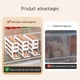 thumbnail image 4 of Huevera de 4 niveles para refrigerador, huevera con desplazamiento automático de 1, 2 o 4 piezas, dispensador de huevos que ahorra espacio, organizador de gran capacidad para 30 huevos, ideal para, 4 of 7