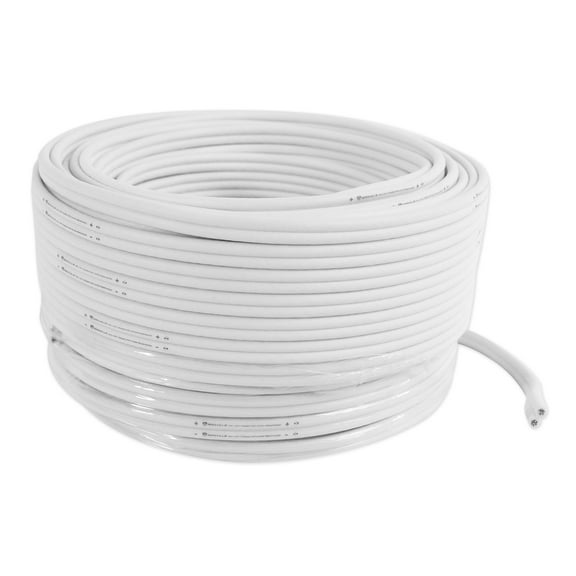 Rockville MARINE 14G100 OFC 14 Gauge 100 Foot 100% Copper Speaker Wire White
