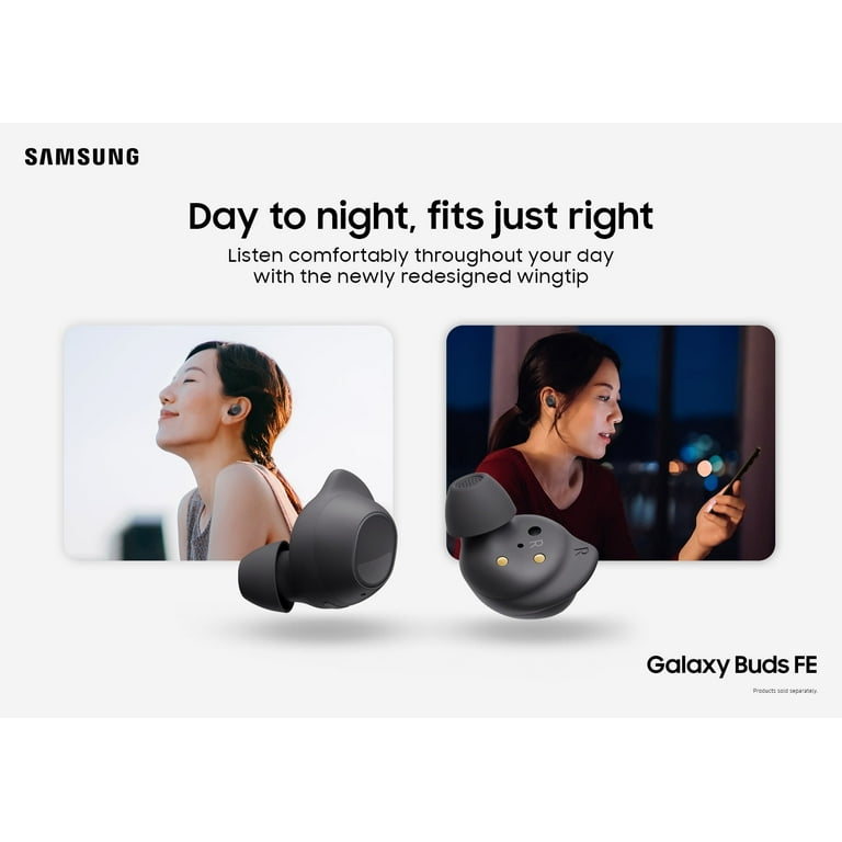 Samsung Galaxy Buds FE Bluetooth Earbuds, True Wireless with Charging Case,  Graphite