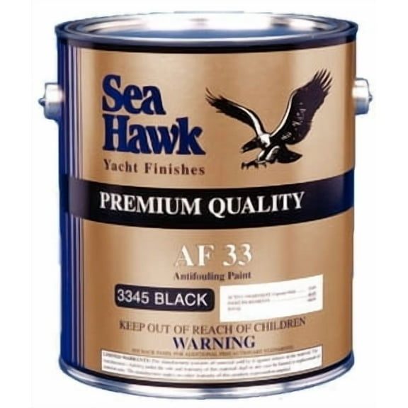 Sea Hawk Antifouling Marine Paint Gallon Black