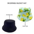 thumbnail image 2 of Empire Cove Fruit Designs Reversible Bucket Hat Fisherman Cap Women Men Lemon, 2 of 5