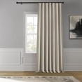 thumbnail image 1 of Cortinas de Lino sintético para Sala de Estar (1 Panel), 100 W x 108 L - Cortinas de oscurecimiento de habitación Extra Anchas con Textura para recámara, 108 Pulgadas de Largo, 1 of 7