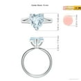 thumbnail image 4 of Angara Natural 2.52 Ct. Aquamarine Solitaire Ring in Sterling Silver for Women (Ring Size: 9.5), 4 of 9