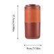 thumbnail image 3 of Vaso aislante, taza de viaje de acero inoxidable de 550 ml con tapa, diseño de bebida directa portátil para oficina en casa, 3 of 6