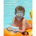 thumbnail image 4 of 2 Pack Swim goggles for Kids 3-15, Anti-Fog Anti-UV Wide Vision Waterproof, No leak Swimming goggles for Boys Girls, 4 of 7