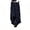 A-Black1076, variant on SONXAHE Wrap Skirt Layer Wide Leg Pants for Men Tie Waist City Street Long Trousers