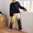thumbnail image 5 of Wukai Giraffes Of The African Savannah Print Teenagers' Pajama Pant Sleep Pajama Lounge Pant PJ Bottoms with Pockets and Button Fly(Available in Big & Tall)-Small, 5 of 6