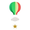 thumbnail image 2 of Hot Air Balloon 3D Paper Hot Air Balloons Garland Hanging for Party Wedding Baby Shower 1PCS, 2 of 9