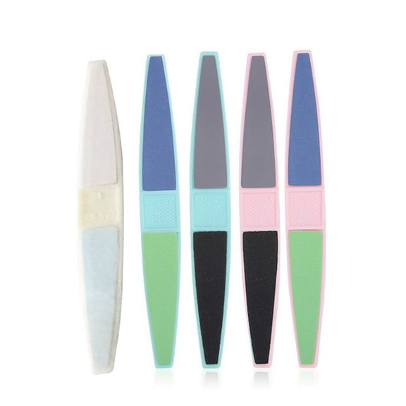 UDIYO Nail File Dual Side Reusable Grip Comfortable Ultra-Light Wide Application Labor-saving PP Material Nail File Manicures Pedicure Tools Nail Supplies