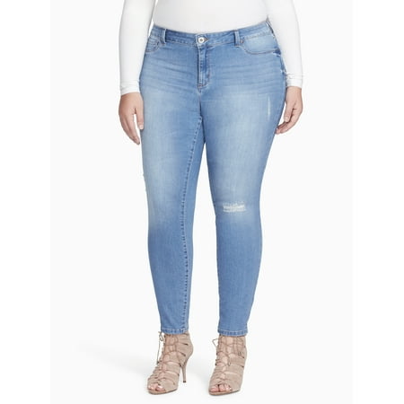 Jessica Simpson Women's JD KISS ME SUPER SKNNY AVG PNT PLS-RAMON