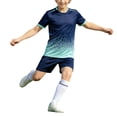 thumbnail image 1 of LUOGENLI Football Competition Training Team Football Children's Sports (Blue Size 9-10 Years), 1 of 9