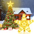thumbnail image 1 of Estrella ZHAOCHENG Impermeable 30 LED para árbol de Navidad decoraciones interiores y exteriores, 1 of 5