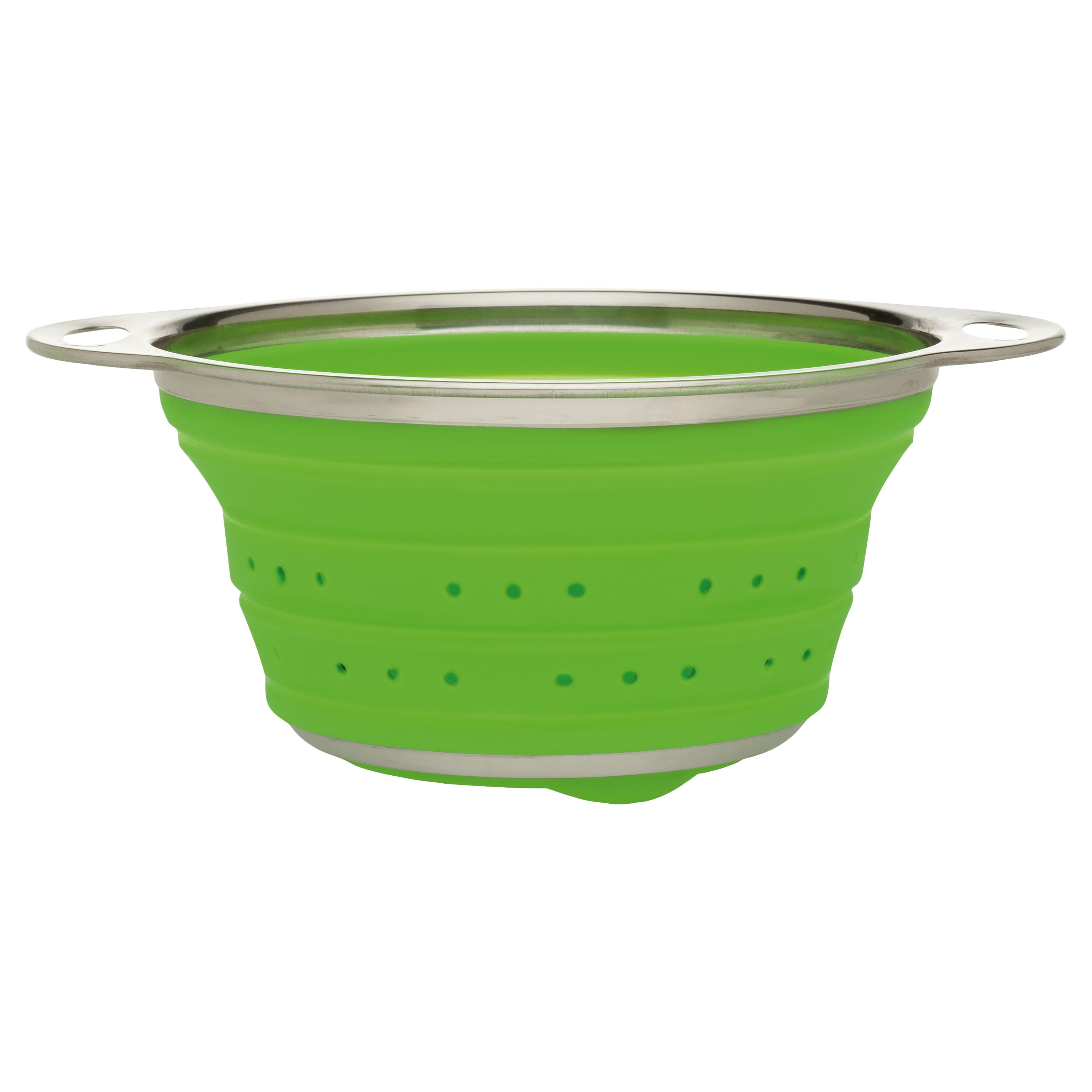 Harold Import Company Heat Resistant Silicone Collapsible Colander