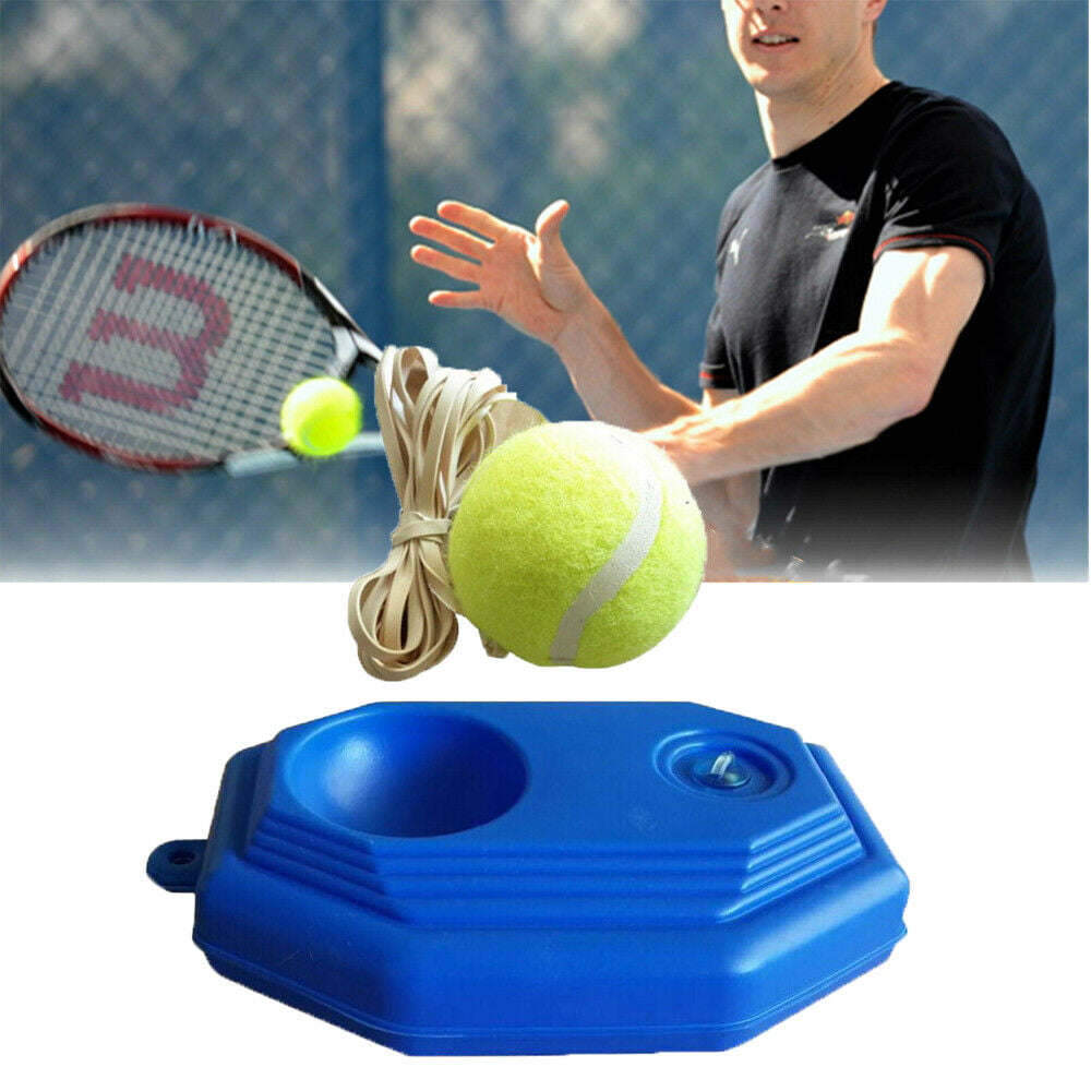FM_ New Tennis Training Practice Trainer Swing Exercise Tool Stereotype Ball Mac 