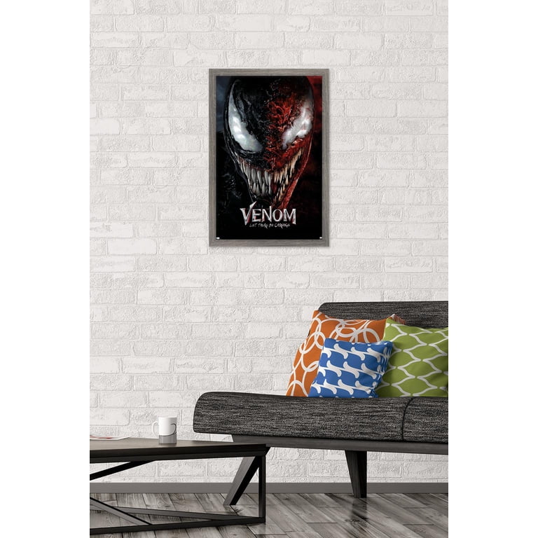 Poster Toile Venom Vs Carnage 30x45cm | Décoration Murale Spider-Man | Style Pop Art Sans Cadre