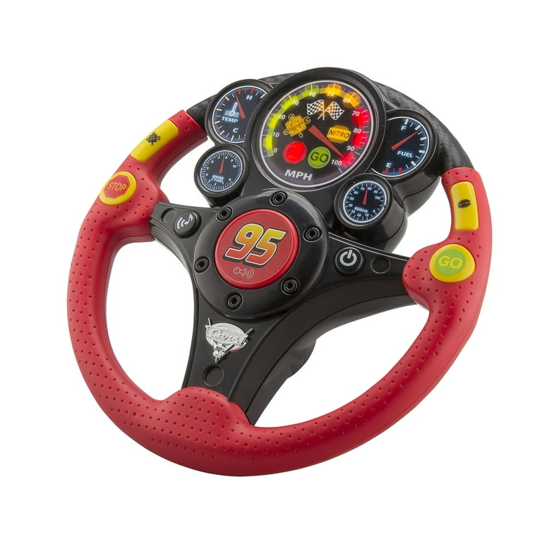 Lightning mcqueen sales steering wheel