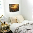 thumbnail image 5 of Logiee Sunflower Sunset Rainfall Print Canvas Wall Art,Canvas Picture Prints with Frame, Wall Art Decorative,Canvas Decorative,Suitable for Living Room Bedroom Office Room 30x40, 5 of 6