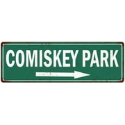 Comiskey Park Vintage Look Ballpark Baseball Metal Sign 6x18 206180073008