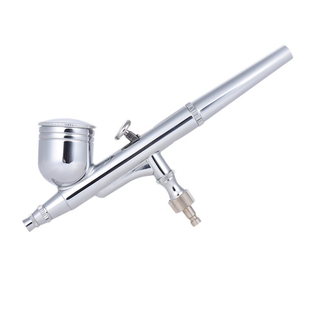 0.3mm Gravity Feed Dual-Action Airbrush Paint Spray Gun Kit with Nozzle Spanner & Dropper
