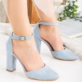 thumbnail image 2 of Gisele - Tacones de novia de ante azul bebé azul cielo 7.5, 2 of 5