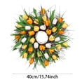 thumbnail image 2 of fsxdhpcsgfc Wicker Independence Day Ornament Realistic Decorative Wall Hanging Door Decorations Hanging Outdoor All Year above Decorations for Door Flower Door Hanger for Front Door Baby Heart Shaped, 2 of 7