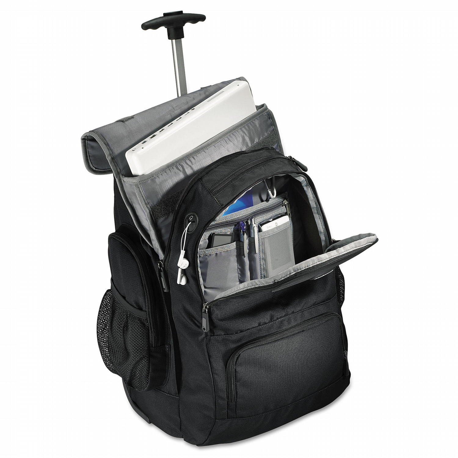 Samsonite luggage Div Rolling Backpack, 14 X 8 X 21, Black/charcoal - image 2 of 2