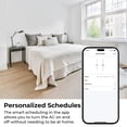 thumbnail image 3 of Renogy 10000 BTU Smart WiFi Enabled Portable Air Conditioner, Cooling, Dehumidifier, Fan & Sleep Modes 4-in-1 Portable AC w/ Remote Control & Window Kit, Cools Up To 450 sq. ft, 1-24H Timers, 3 of 8