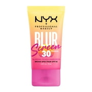 NYX Professional Makeup Blurscreen SPF 30 Primer, Blurring Primer Sunscreen, 1 Count