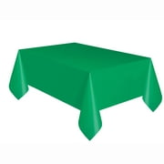 Way To Celebrate Plastic Party Tablecloth, 108in x 54in, Green, 1ct