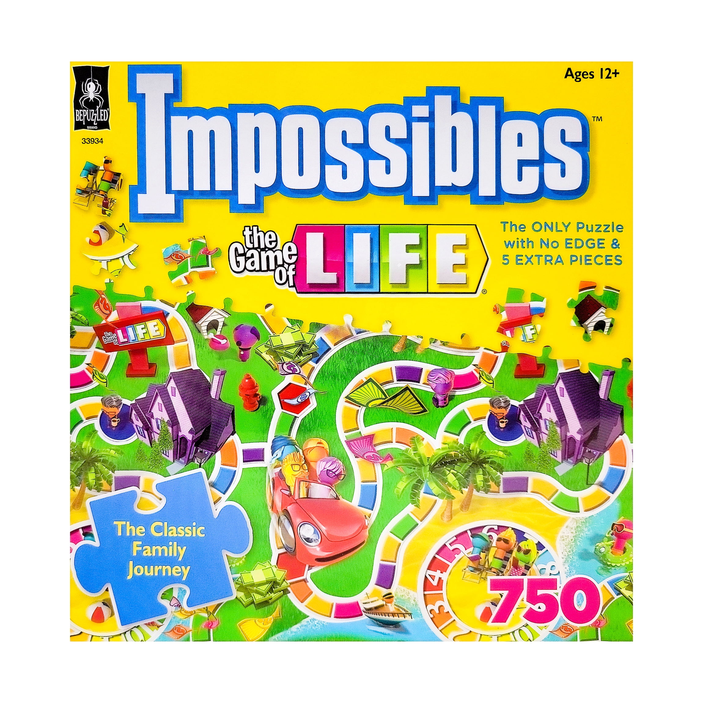 BePuzzled Impossibles Puzzle: Falling For Fall – 1000 Teile Ohne Rand Für Fortgeschrittene