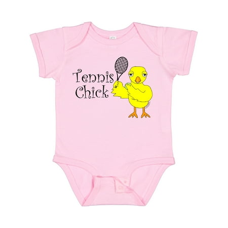 

Inktastic Tennis Chick Gift Baby Girl Bodysuit