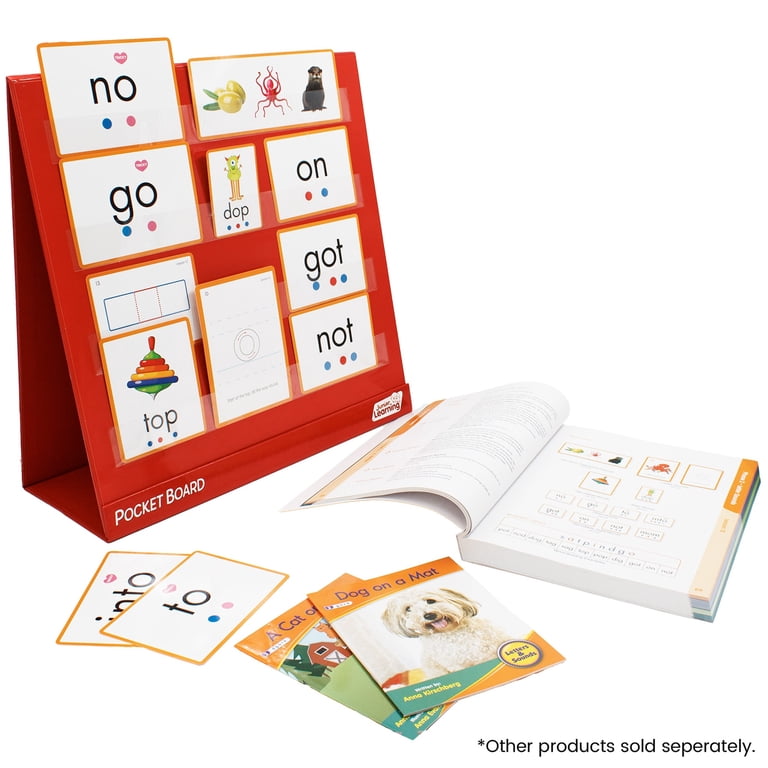 スクールゾーン キャンバスボード Junior Learning Tabletop Desk Pocket Board Chart, Double Sided
