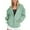 Green, variant on JBXKXYW Zip Up Hoodie Women Women's Fall Jacket Oversized Pocket Sweatshirt Casual Drawstring Clothing Zipper Track Jacket Solid Color Long Sleeve Hooded Top Sudaderas Para Mujer (Mint Green,S)
